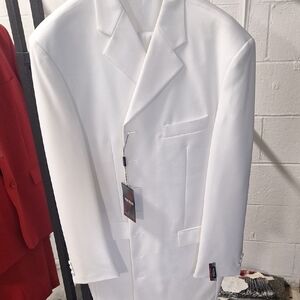 Elegant White Men's Blazer